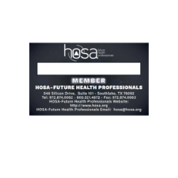 2026-27 National HOSA Membership Card - HSA- HOSA 26-27 Membership Card