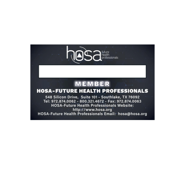 2026-27 National HOSA Membership Card - HSA- HOSA 26-27 Membership Card