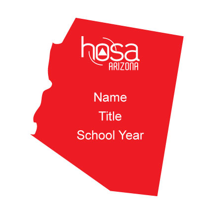 Arizona HOSA Name Badge  