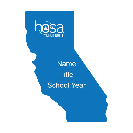California HOSA Name Badge 