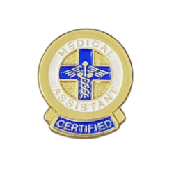 Certified Medical Assistant Gold Pin 