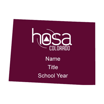 Colorado HOSA Name Badge 