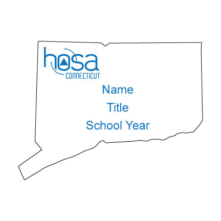 Connecticut HOSA Name Badge 