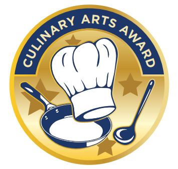 Culinary Arts Gold Pin 
