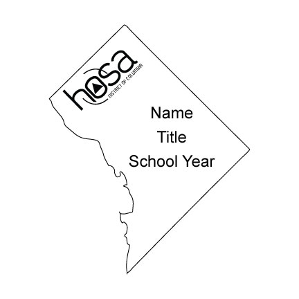 District of Columbia HOSA Name Badge 