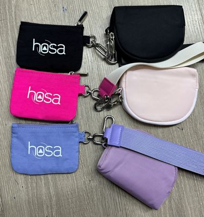 Dual Pouch Wristlet Portable Wallet 