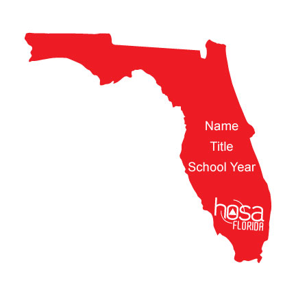 Florida HOSA Name Badge 