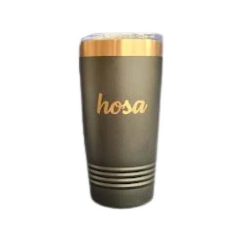 HOSA 20 oz Stainless Tumbler - Double Wall tumbler, personalized, gift, custom, stainless steel, double wall
