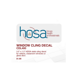 HOSA DECAL 3.5" 