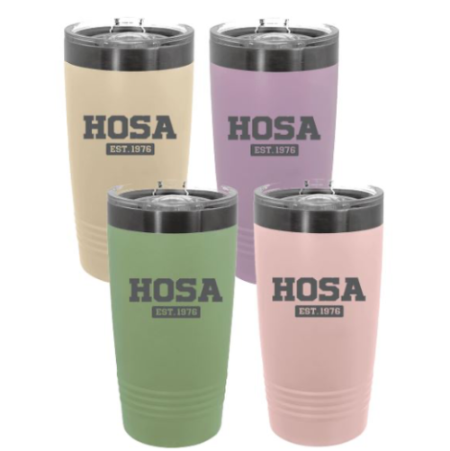 HOSA Pastel 20 oz Stainless Tumbler - Double Wall 