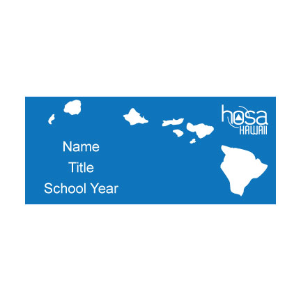 Hawaii HOSA Name Badge 