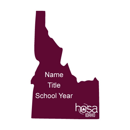 Idaho HOSA Name Badge 