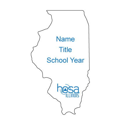 Illinois HOSA Name Badge 