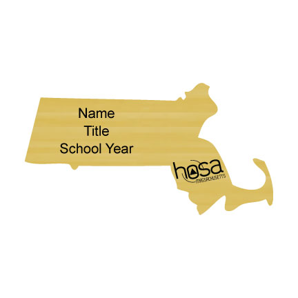 Massachusetts HOSA Name Badge 
