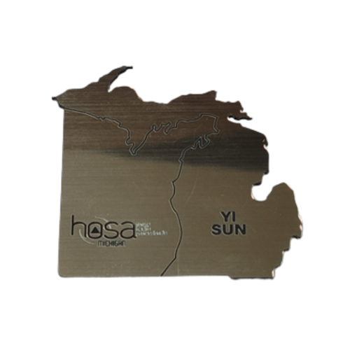 Michigan HOSA Name Badge 