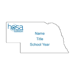 Nebraska HOSA Name Badge 