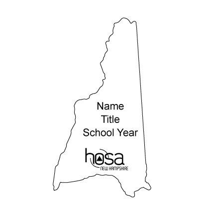 New Hampshire HOSA Name Badge 