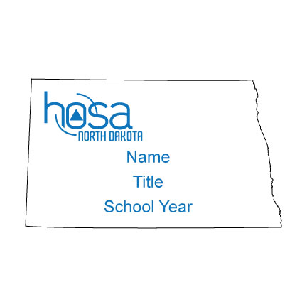 North Dakota HOSA Name Badge  