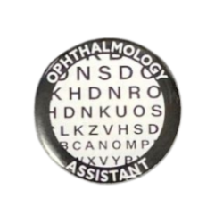 Ophthalmology Assistant Silver Pin  