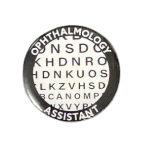 Ophthalmology Assistant Silver Pin  