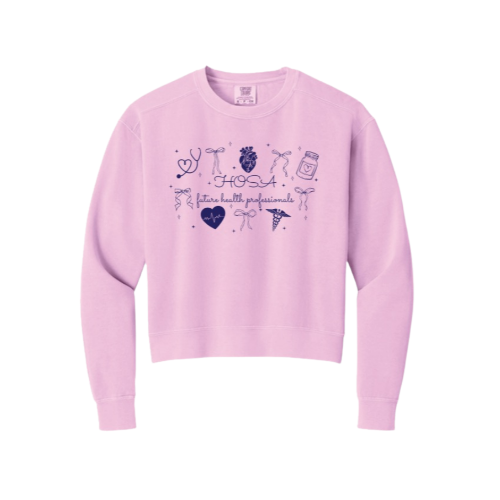 HOSA Ribbon Mid-Length Crewneck  