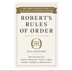 Roberts Rule of Order 