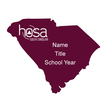 South Carolina HOSA Name Badge 
