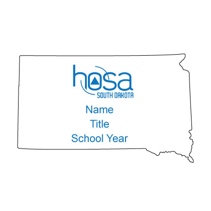 South Dakota HOSA Name Badge 