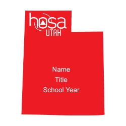 Utah HOSA Name Badge 