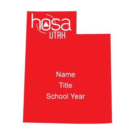 Utah HOSA Name Badge 