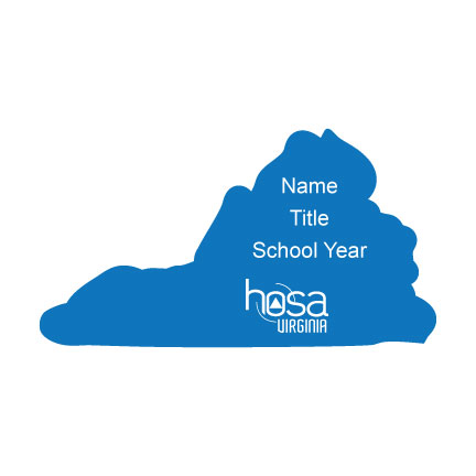 Virginia HOSA Name Badge 