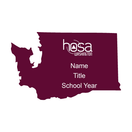 Washington HOSA Name Badge 