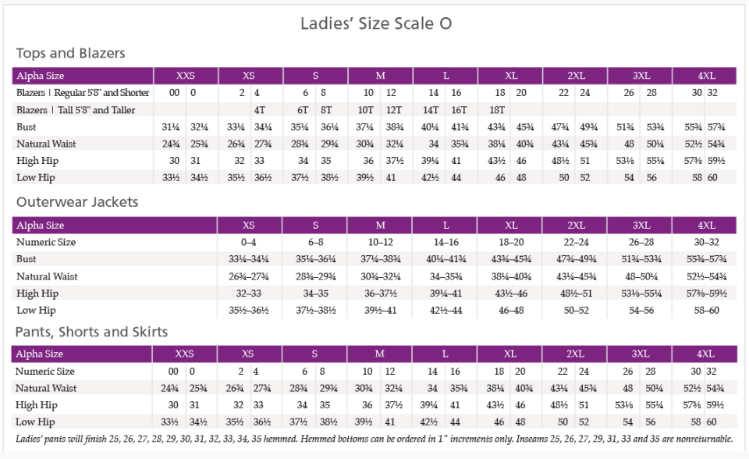 Women's Slacks - Universal - HSA - WPS300US-C4R